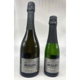 Les Bulles de Petite Arvine en 75 cl et en 37.5 cl, idéal pour célébrer en petit comité ;-)